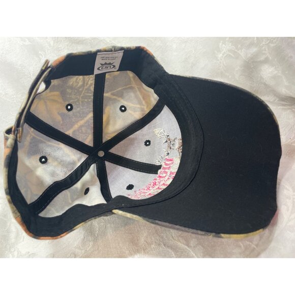 Camo Baseball Cap Hat Dressed to Kill Buck Deer Camoflauged Snap Back - Picture 4 of 8